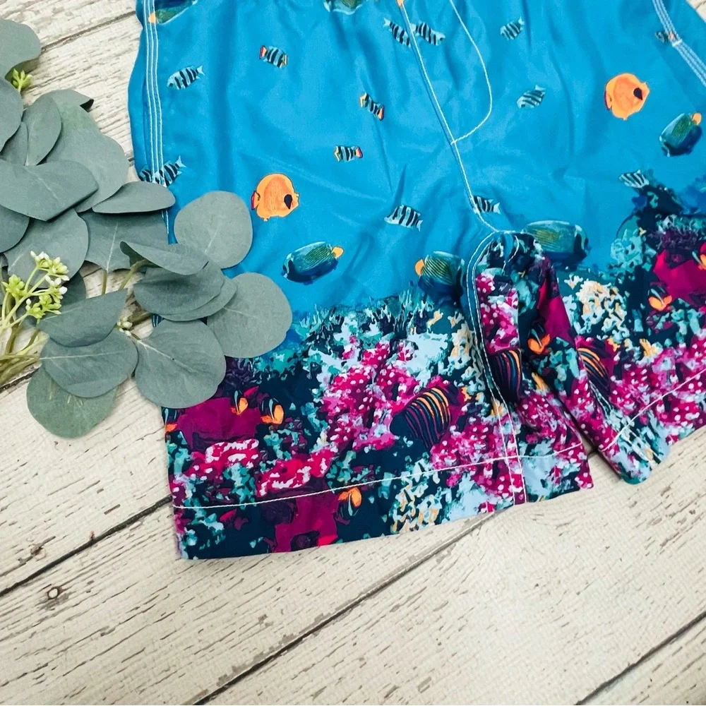 GAP Kids Tropical Reef Fish Swim Trunks